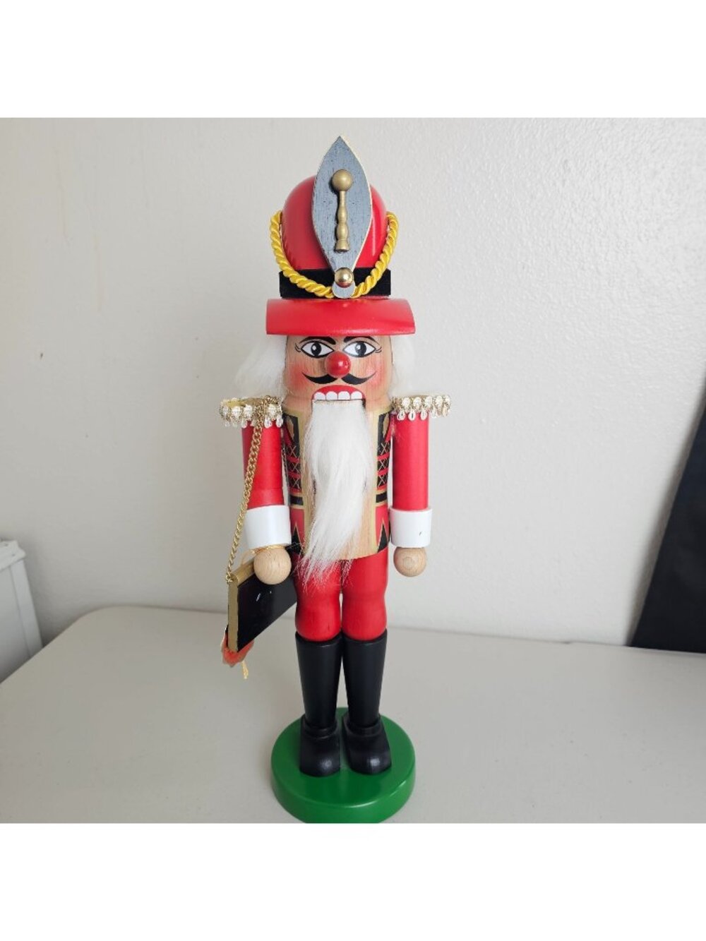 Vintage Steinbach Nutcracker 17" Soldier Volkskunst West Germany Original Tag